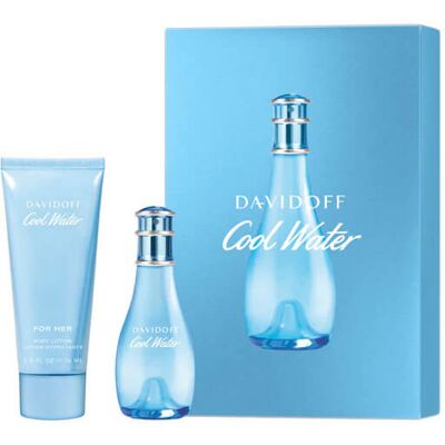 Sada parfémů Davidoff - Cool Water žena EDT 30 ml + Tělové mléko 75 ml Sada parfémů Davidoff - Cool Water žena EDT 30 ml + Tělové mléko 75 ml