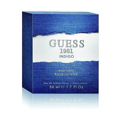 Guess 1981 Indigo Eau De Toilette Spray - Muž - 100ml Guess 1981 Indigo Eau De Toilette Spray - Muž - 100ml