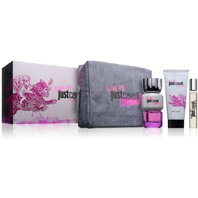 Roberto Cavalli Give Me Magic For Her - EDP 90 ml + tělové mléko 100 ml + EDP 15 ml + kosmetická taška Roberto Cavalli Give Me Magic For Her - EDP 90 ml + tělové mléko 100 ml + EDP 15 ml + kosmetická taška
