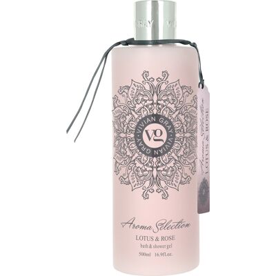Vivian Gray Sprchový gel Aroma Selection Lotus & Rose (Shower Gel) 500 ml Vivian Gray Sprchový gel Aroma Selection Lotus & Rose (Shower Gel) 500 ml