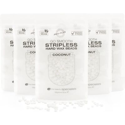 Rio-Beauty Depilační voskové perly Coconut Stripless Hard Wax Beads 5 x 100 g Rio-Beauty Depilační voskové perly Coconut Stripless Hard Wax Beads 5 x 100 g