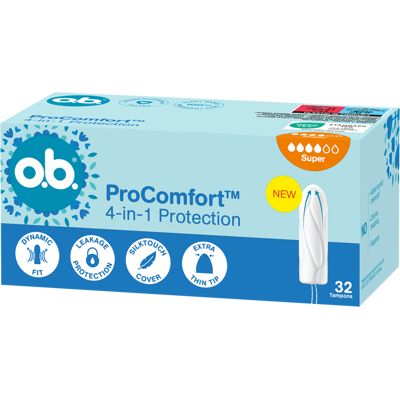 o.b. Tampóny ProComfort Super 32 ks o.b. Tampóny ProComfort Super 32 ks