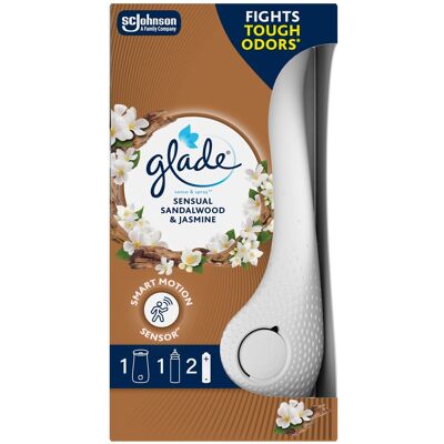 Glade Automatický osvěžovač vzduchu Sense & Spray + náplň Sensual Sandalwood & Jasmin 18 ml Glade Automatický osvěžovač vzduchu Sense & Spray + náplň Sensual Sandalwood & Jasmin 18 ml