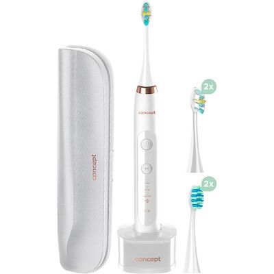 Concept Sonický zubní kartáček s cestovním pouzdrem Perfect Smile bílý ZK7010 Concept Sonický zubní kartáček s cestovním pouzdrem Perfect Smile bílý ZK7010