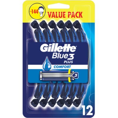 Gillette Blue 3 Comfort - Jednorázové Holicí Strojky pro Muže, 12 ks Gillette Blue 3 Comfort - Jednorázové Holicí Strojky pro Muže, 12 ks