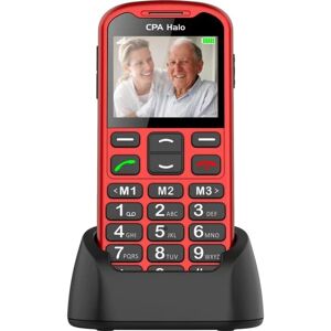 myPhone Tlačítkový telefon pro seniory CPA Halo 19, červená
