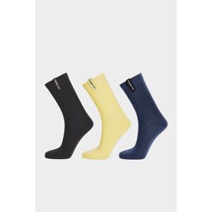 Karl Lagerfeld Ponožky 3-pack karl lagerfeld k/essential tag socks 3p modrá 35/38