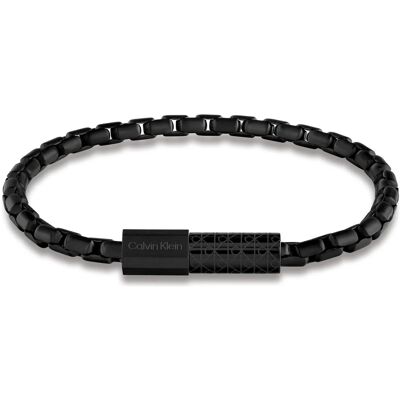 Calvin Klein Pánský černý náramek z oceli Contoured Barrel 35100096 Calvin Klein Pánský černý náramek z oceli Contoured Barrel 35100096