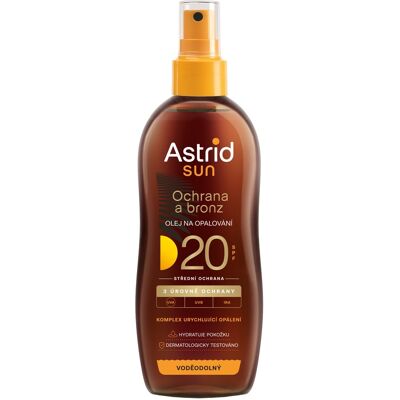 Astrid Olej na opalování SPF 20 Sun 200 ml Astrid Olej na opalování SPF 20 Sun 200 ml