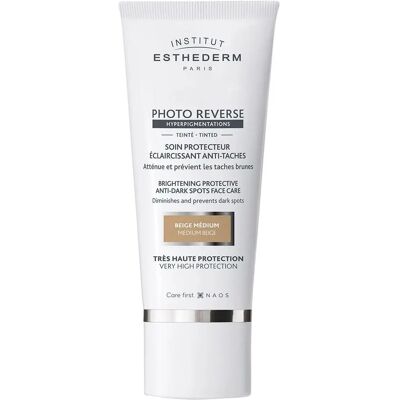 Institut Esthederm Tónovaný ochranný krém proti pigmentovým skvrnám Photo Reverse Beige Medium (Face Care) 50 ml Institut Esthederm Tónovaný ochranný krém proti pigmentovým skvrnám Photo Reverse Beige Medium (Face Care) 50 ml