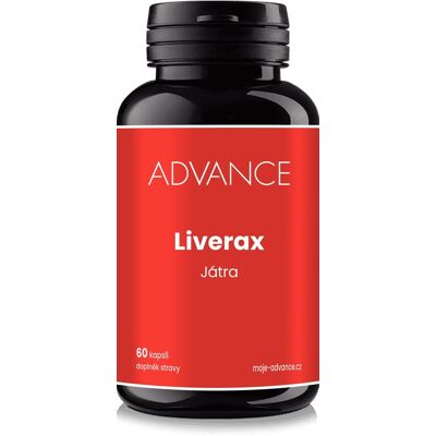 Advance Nutraceutics Liverax - Podpora zdraví jater - 60 Kapslí Advance Nutraceutics Liverax - Podpora zdraví jater - 60 Kapslí