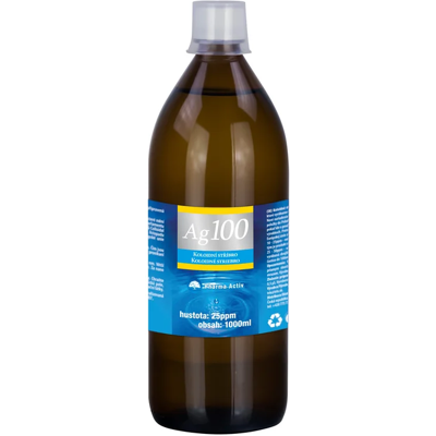Pharma Activ Koloidní stříbro Ag100 (25ppm) 1000 ml Pharma Activ Koloidní stříbro Ag100 (25ppm) 1000 ml