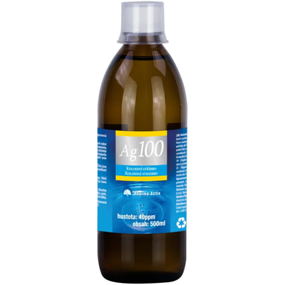 Pharma Activ Koloidní stříbro Ag100 (40ppm) 500 ml Pharma Activ Koloidní stříbro Ag100 (40ppm) 500 ml