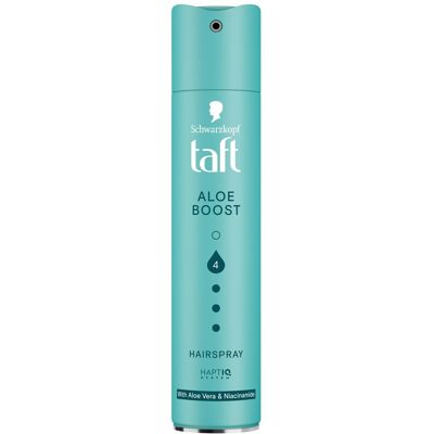 Taft Lak na vlasy Aloe Boost 4 Hairspray 250 ml Taft Lak na vlasy Aloe Boost 4 Hairspray 250 ml