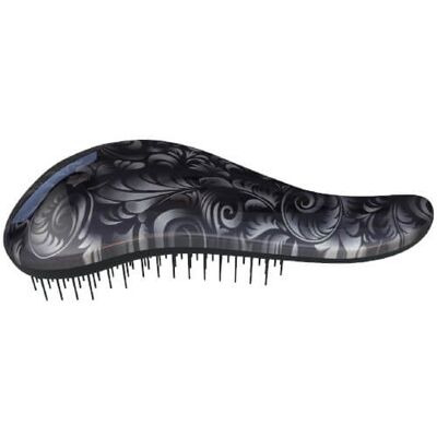 Dtangler Kartáč na vlasy s rukojetí Black Flower Dtangler Kartáč na vlasy s rukojetí Black Flower