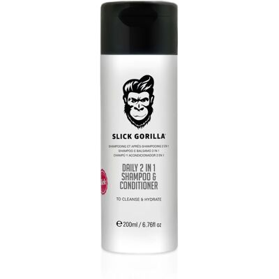SLICK GORILLA Šampon a kondicionér 2v1 Daily Shampoo & Conditioner 200 ml SLICK GORILLA Šampon a kondicionér 2v1 Daily Shampoo & Conditioner 200 ml