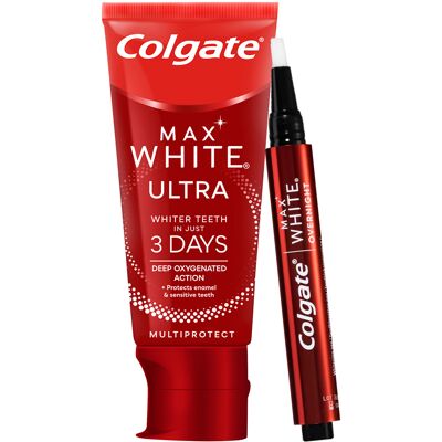 Sada Colgate Max White Ultra Kompletní - Zubní pasta & Příslušenství Sada Colgate Max White Ultra Kompletní - Zubní pasta & Příslušenství