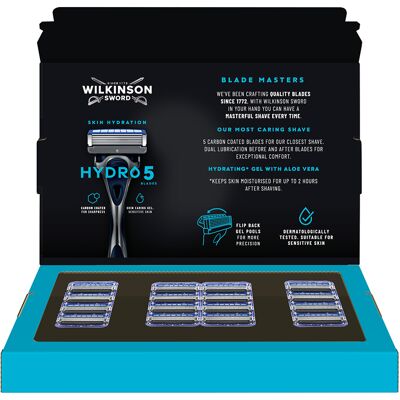 Wilkinson Sword Náhradní hlavice Hydro 5 Skin Hydration 16 ks Wilkinson Sword Náhradní hlavice Hydro 5 Skin Hydration 16 ks