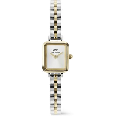 Daniel Wellington Quadro Mini 15.4x18.2 Arch 3-Link White Sunray Two Tone G S DW00100925 Daniel Wellington Quadro Mini 15.4x18.2 Arch 3-Link White Sunray Two Tone G S DW00100925