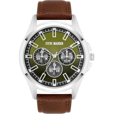 Steve Madden Analogové hodinky SM-9110GRSV Steve Madden Analogové hodinky SM-9110GRSV