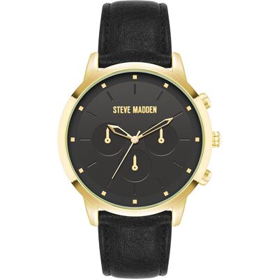 Steve Madden Analogové hodinky SM-9116BKGP Steve Madden Analogové hodinky SM-9116BKGP
