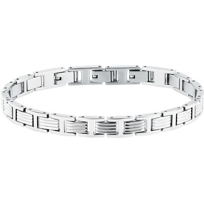 Trussardi Nadčasový ocelový náramek pro muže T-Steel TJAXV50 Trussardi Nadčasový ocelový náramek pro muže T-Steel TJAXV50