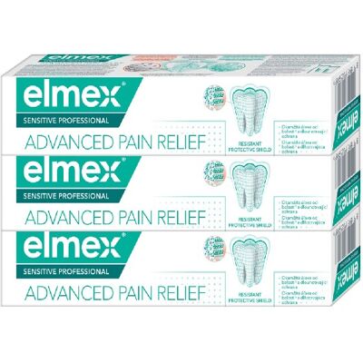 Zubní pasta Elmex Sensitive Professional - Citlivé zuby - 3x75 ml Zubní pasta Elmex Sensitive Professional - Citlivé zuby - 3x75 ml