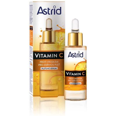 Sada Astrid Vitamin C Sérum na obličej 30 ml + Denní krém na obličej 50 ml + Noční krém na obličej 50 ml - Sada pro obličej Sada Astrid Vitamin C Sérum na obličej 30 ml + Denní krém na obličej 50 ml + Noční krém na obličej 50 ml - Sada pro obličej