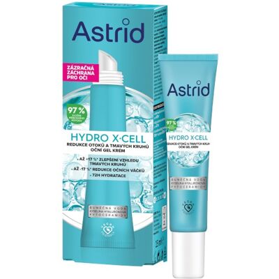 Astrid Hydro X-Cell Gel-Kréma na oči - Snižuje otoky & tmavé kruhy Astrid Hydro X-Cell Gel-Kréma na oči - Snižuje otoky & tmavé kruhy