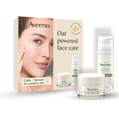 Aveeno Dárková sada pleťové péče pro suchou a citlivou pokožku Calm+Restore Aveeno Dárková sada pleťové péče pro suchou a citlivou pokožku Calm+Restore