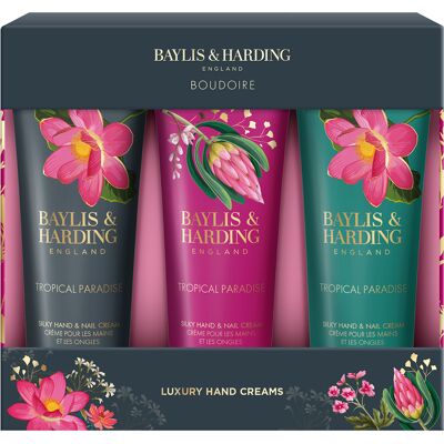 Baylis & Harding Dárková sada Boudoire - Tropical Paradise 3 × 50 ml Baylis & Harding Dárková sada Boudoire - Tropical Paradise 3 × 50 ml
