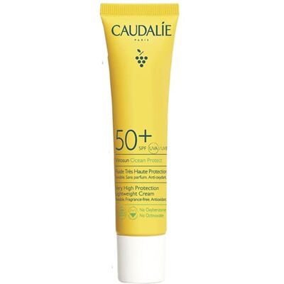 Caudalie Ochranný pleťový krém SPF 50+ Vinosun (Very High Protection Lightweight Cream) 40 ml Caudalie Ochranný pleťový krém SPF 50+ Vinosun (Very High Protection Lightweight Cream) 40 ml