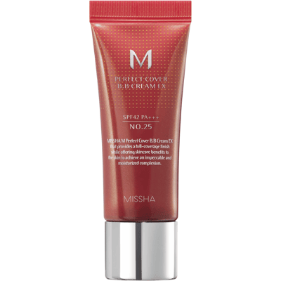 Missha BB krém SPF 42 Perfect Cover (BB Cream Ex) 20 ml 25 Warm Beige Missha BB krém SPF 42 Perfect Cover (BB Cream Ex) 20 ml 25 Warm Beige
