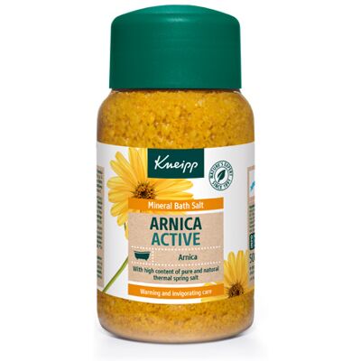 Kneipp Arnica Aktiv koupelové soli - Uvolnění svalů a kloubů - 500 g Kneipp Arnica Aktiv koupelové soli - Uvolnění svalů a kloubů - 500 g