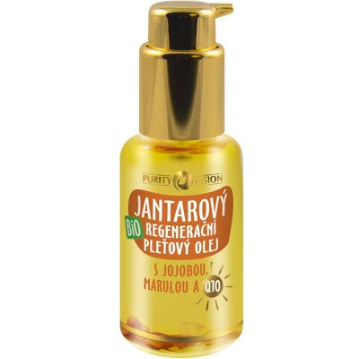Bio Jantarový hloubkově regenerační pleťový olej od Purity Vision Bio Jantarový hloubkově regenerační pleťový olej od Purity Vision