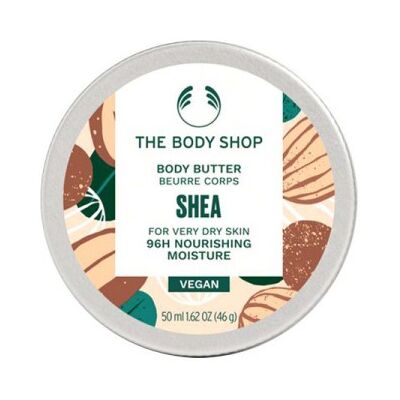 The Body Shop Shea Tělové Máslo - 50ml - Výživné pro Velmi Suchou Kůži The Body Shop Shea Tělové Máslo - 50ml - Výživné pro Velmi Suchou Kůži