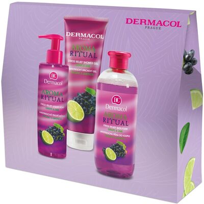 Dárková sada hroznového a limetkového dermacol - Produkt do koupele Dárková sada hroznového a limetkového dermacol - Produkt do koupele