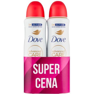 Dove Sada antiperspirantů Advaced Care Peach 2 x 150 ml Dove Sada antiperspirantů Advaced Care Peach 2 x 150 ml