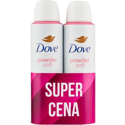 Dove Sada antiperspirantů Powder Soft 2 x 150 ml Dove Sada antiperspirantů Powder Soft 2 x 150 ml