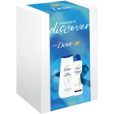 Dove Dárková sada Unwrap & Discover Dove Dárková sada Unwrap & Discover
