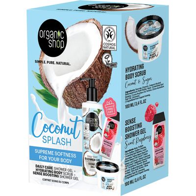 Organic Shop Dárková sada Coconut Splash Supreme Softness Organic Shop Dárková sada Coconut Splash Supreme Softness