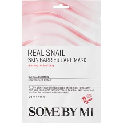 Some By Mi Sada exfoliačních a hydratačních pleťových masek Real Snail (Skin Barrier Care Mask) 20 x 20 g Some By Mi Sada exfoliačních a hydratačních pleťových masek Real Snail (Skin Barrier Care Mask) 20 x 20 g