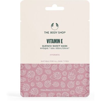 The Body Shop Hydratační slupovací pleťová maska pro všechny typy pleti Vitamin E (Quench Sheet Mask) 18 ml The Body Shop Hydratační slupovací pleťová maska pro všechny typy pleti Vitamin E (Quench Sheet Mask) 18 ml