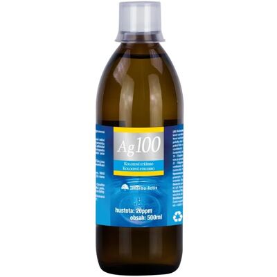 Pharma Activ Koloidní stříbro Ag100 (20ppm) 500 ml Pharma Activ Koloidní stříbro Ag100 (20ppm) 500 ml