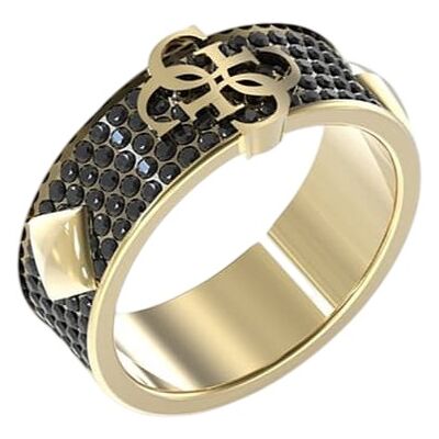 Guess Moderní pozlacený prsten 4G Forever JUMR03232JWYGBK 62 mm Guess Moderní pozlacený prsten 4G Forever JUMR03232JWYGBK 62 mm