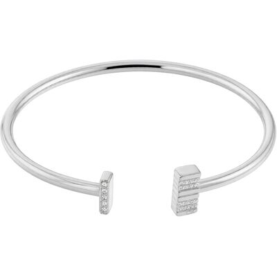 Calvin Klein Módní ocelový pevný náramek s krystaly 35000367 Calvin Klein Módní ocelový pevný náramek s krystaly 35000367