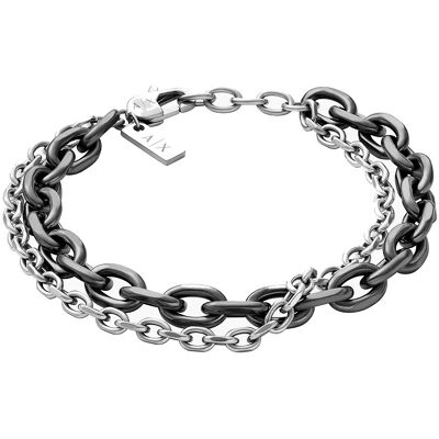 Armani Exchange Dvojitý ocelový náramek pro muže AXG0161060 Armani Exchange Dvojitý ocelový náramek pro muže AXG0161060