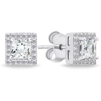 Brilio Silver Oslňující stříbrné náušnice s čirými zirkony EA613W Brilio Silver Oslňující stříbrné náušnice s čirými zirkony EA613W