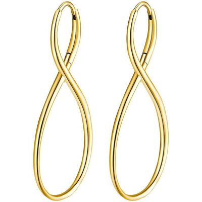 Brosway Stylové pozlacené náušnice Nekonečno Ribbon BBN28 Brosway Stylové pozlacené náušnice Nekonečno Ribbon BBN28