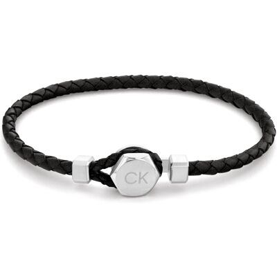 Calvin Klein Elegantní kožený náramek Latch 35000260 Calvin Klein Elegantní kožený náramek Latch 35000260